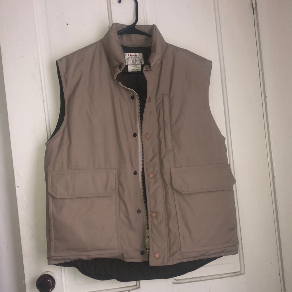 Vintage Orvis Men’s M Goose Down Puffer Vest